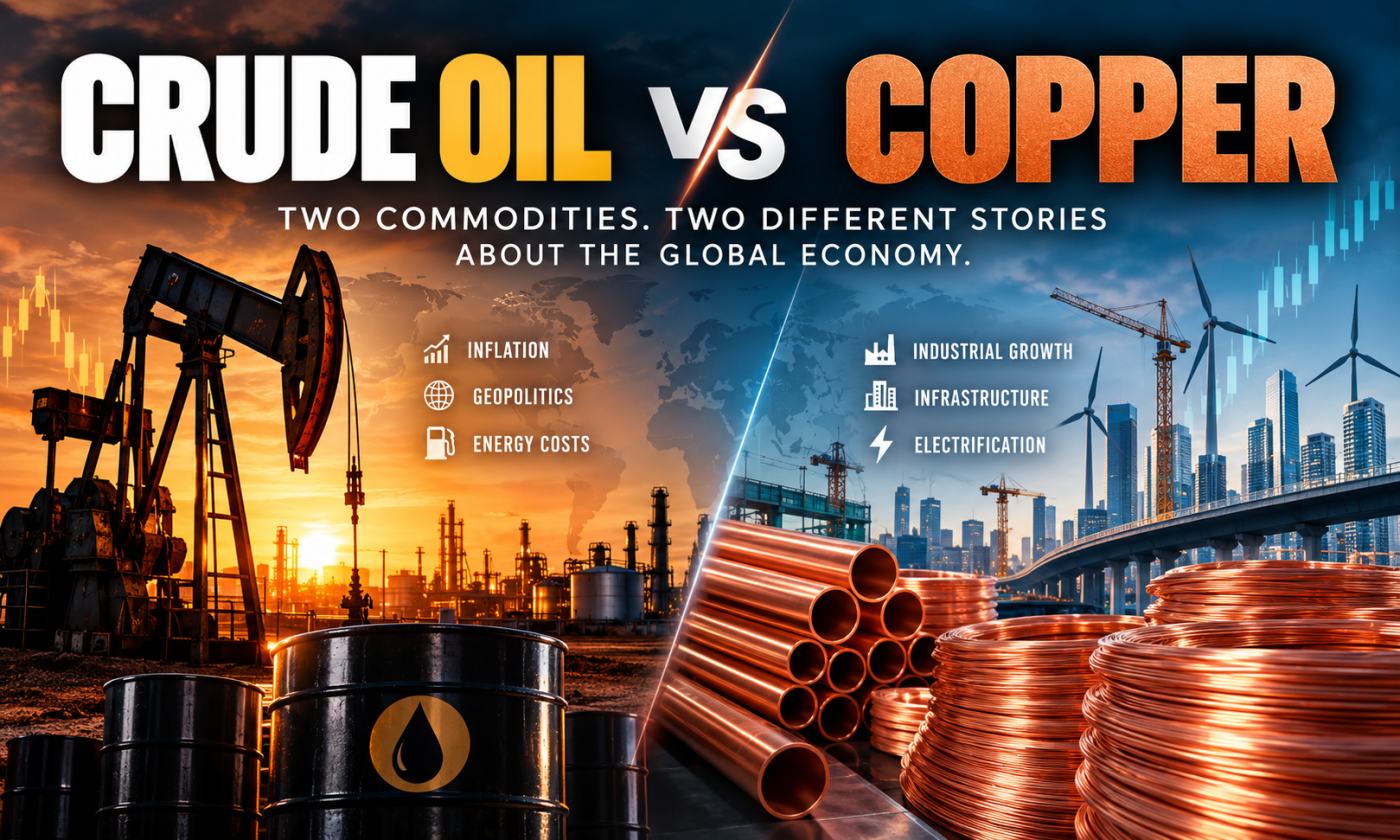 Crude Oil vs Copper: Two Commodities, Two Different Stories About the Global Economy