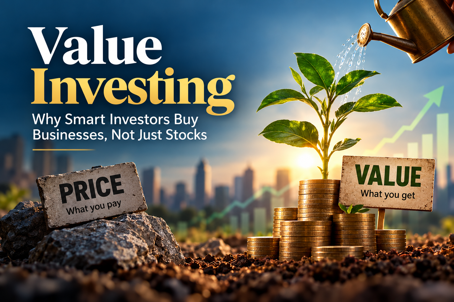 Value Investing: Why Smart Investors Buy Businesses, Not Just Stocks